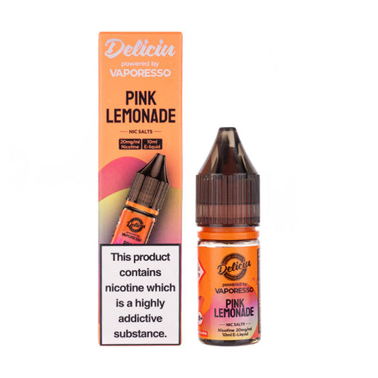 BUY 1 GET 1 FREE | Pink Lemonade Nic Salt E-Liquid by Vaporesso Deliciu V2VAPE INDIA