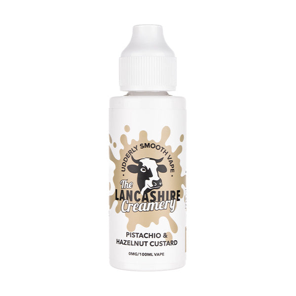 BUY 1 GET 1 FREE | Pistachio Hazelnut Custard 100ml Shortfill E-Liquid by The Lancashire CreameryVAPE INDIA