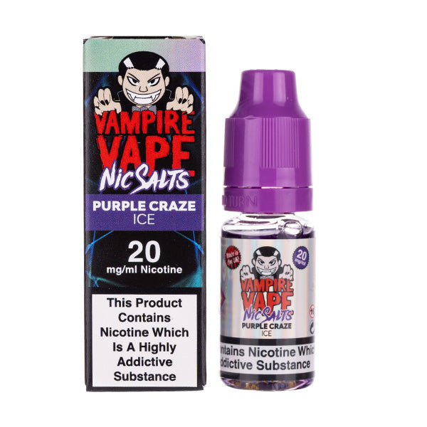 BUY 1 GET 1 FREE | Purple Craze Ice Nic Salt E-Liquid by Vampire VapeVAPE INDIA