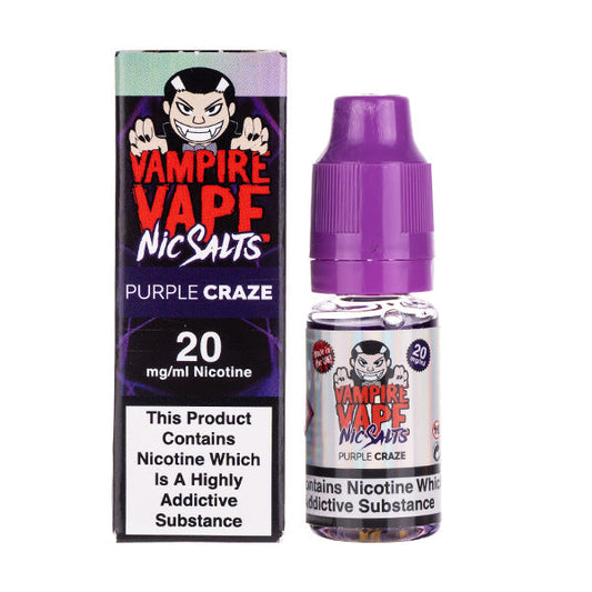 BUY 1 GET 1 FREE | Purple Craze Nic Salt E-Liquid by Vampire VapeVAPE INDIA