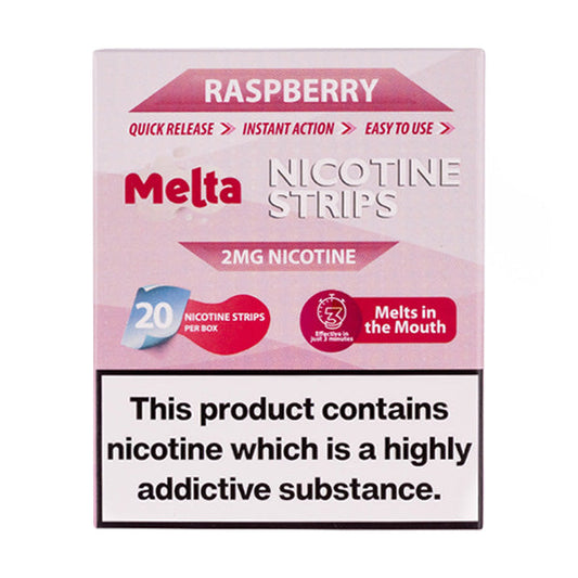 BUY 1 GET 1 FREE | Raspberry Nicotine Strips by MeltaVAPE INDIA