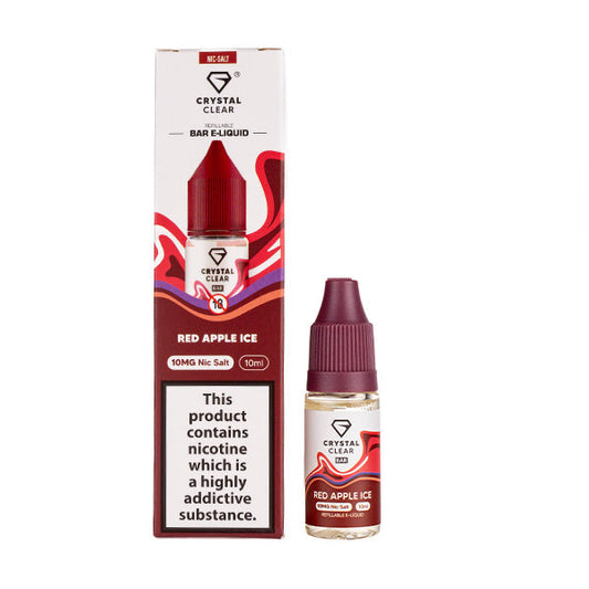 BUY 1 GET 1 FREE | Red Apple Ice Nic Salt E-Liquid by Crystal ClearVAPE INDIA