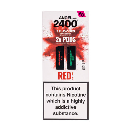 BUY 1 GET 1 FREE | Red Edition 1 Vapes Bar Angel 2400 Prefilled PodsVAPE INDIA