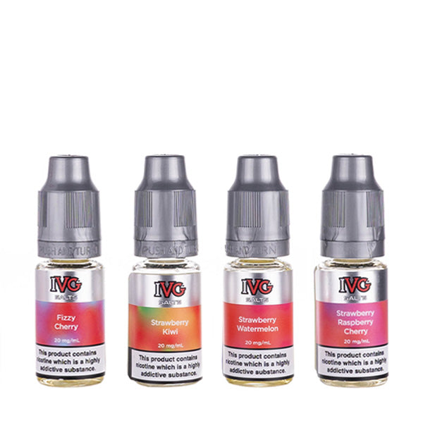 BUY 1 GET 1 FREE | Red Edition 4 in 1 (4 x 10ml) Nic Salt E-Liquid by IVGVAPE INDIA