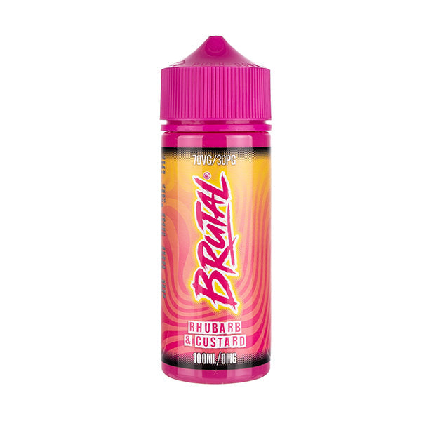 BUY 1 GET 1 FREE | Rhubarb & Custard 100ml Shortfill E-Liquid by BrutalVAPE INDIA