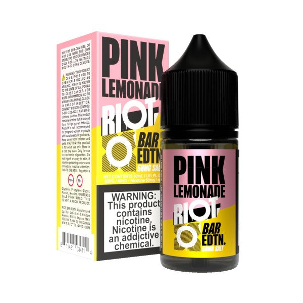 BUY 1 GET 1 FREE | Pink Lemonade - Riot Squad | 30ML Vape Juice | 20MG, 48MG | Vape India