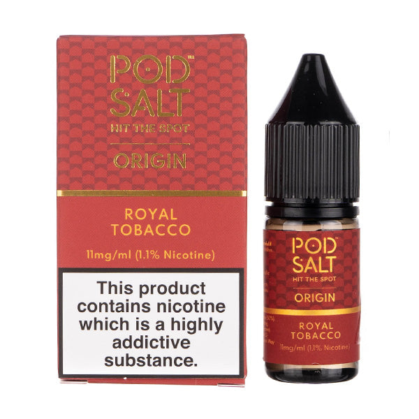 BUY 1 GET 1 FREE | Royal Tobacco Nic Salt by Pod Salt OriginVAPE INDIA