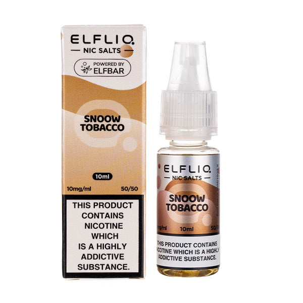 BUY 1 GET 1 FREE | Snoow Tobacco Nic Salt E-Liquid by Elf Bar ELFLIQVAPE INDIA