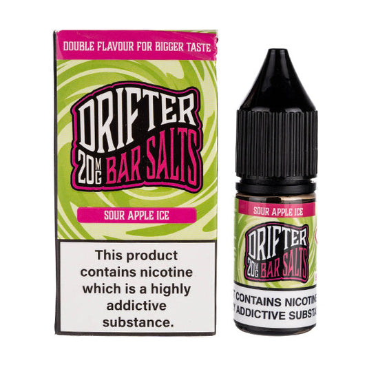 BUY 1 GET 1 FREE | Sour Apple Ice Nic Salt E-Liquid by DrifterVAPE INDIA