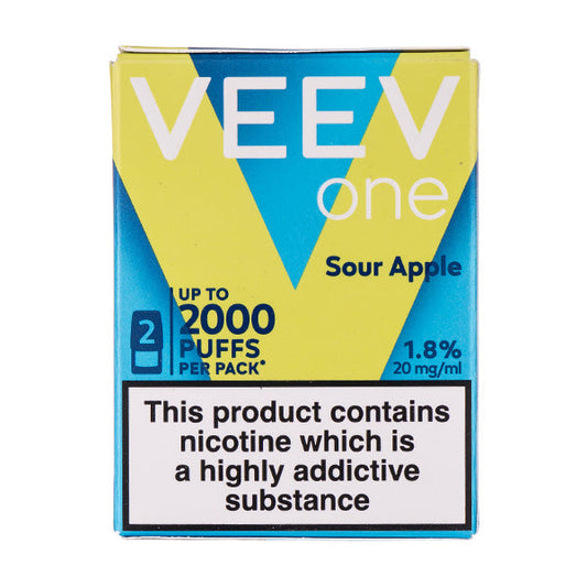 BUY 1 GET 1 FREE | Sour Apple Veev One Prefilled Pods by VeevVAPE INDIA