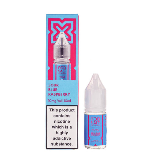 BUY 1 GET 1 FREE | Sour Blue Raspberry Nexus Nic Salt E-Liquid by Pod Salt NexusVAPE INDIA