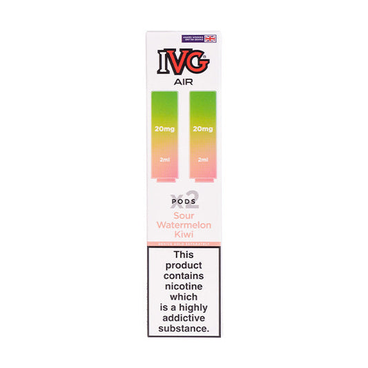 BUY 1 GET 1 FREE | Sour Watermelon Kiwi IVG Air Pro Prefilled PodsVAPE INDIA