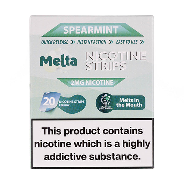 BUY 1 GET 1 FREE | Spearmint Nicotine Strips by MeltaVAPE INDIA