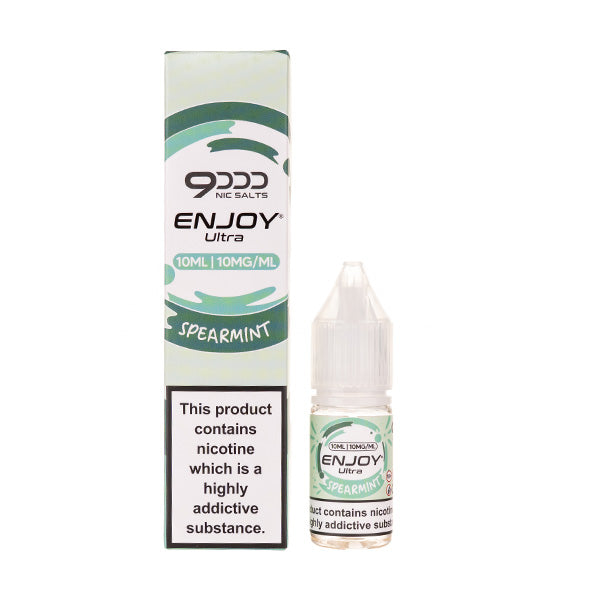 BUY 1 GET 1 FREE | Spearmint Nic Salt E-Liquid by Enjoy Ultra 9000VAPE INDIA