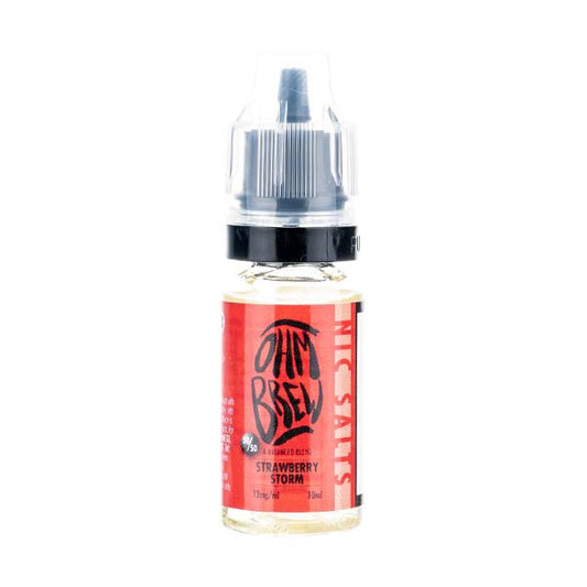 BUY 1 GET 1 FREE | Strawberry Storm Nic Salt E-Liquid by Ohm BrewVAPE INDIA