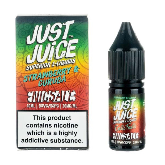 BUY 1 GET 1 FREE | Strawberry & Curuba Nic Salt E-Liquid by Just JuiceVAPE INDIA