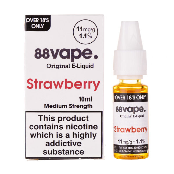 BUY 1 GET 1 FREE | Strawberry 50/50 E-Liquid by 88VapeVAPE INDIA