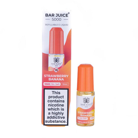 BUY 1 GET 1 FREE | Strawberry Banana Nic Salt E-Liquid by Bar Juice 5000VAPE INDIA