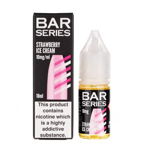 BUY 1 GET 1 FREE | Strawberry Ice Cream Nic Salt E-Liquid by Bar SeriesVAPE INDIA