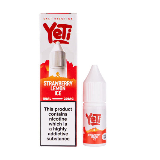 BUY 1 GET 1 FREE | Strawberry Lemon Ice Nic Salt E-Liquid by Yeti Summit SeriesVAPE INDIA