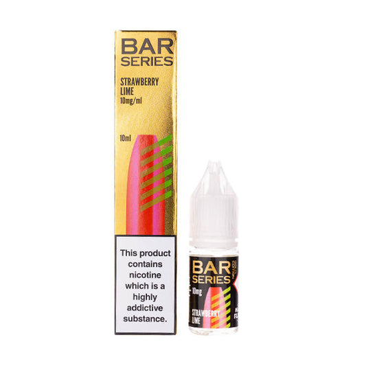 BUY 1 GET 1 FREE | Strawberry Lime Nic Salt E-Liquid by Bar Series Gold EditionVAPE INDIA