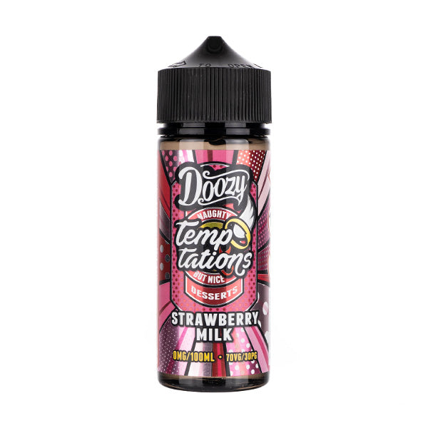 BUY 1 GET 1 FREE | Strawberry Milk 100ml Shortfill by Doozy TemptationsVAPE INDIA