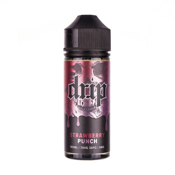 BUY 1 GET 1 FREE | Strawberry Punch 100ml Shortfill E-Liquid by DripVAPE INDIA