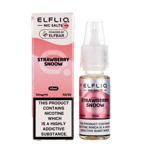 BUY 1 GET 1 FREE | Strawberry Snoow Nic Salt E-Liquid by Elf Bar ELFLIQVAPE INDIA