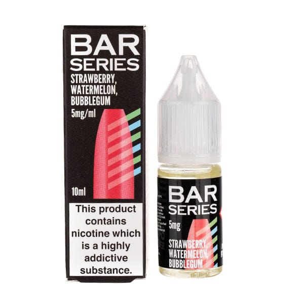 BUY 1 GET 1 FREE | Strawberry Watermelon Bubblegum Nic Salt E-Liquid by Bar SeriesVAPE INDIA