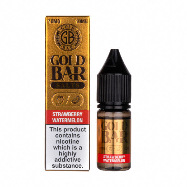 BUY 1 GET 1 FREE | Strawberry Watermelon Nic Salt E-Liquid by Gold BarVAPE INDIA