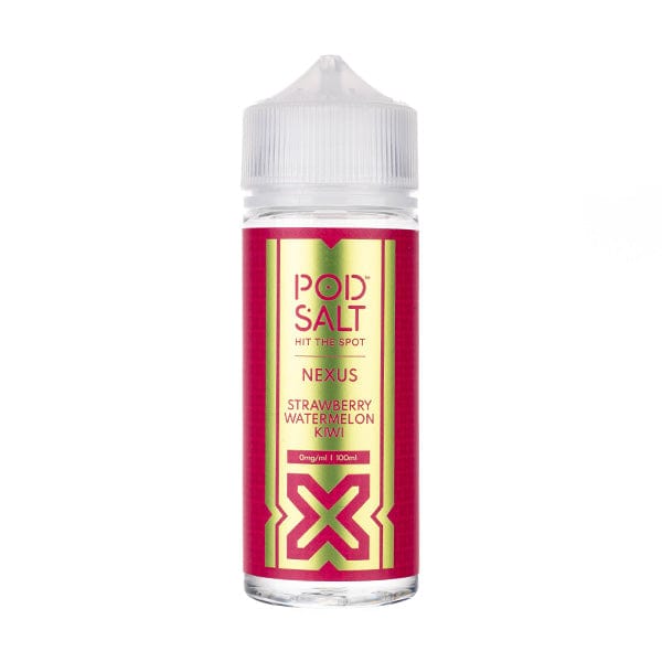 BUY 1 GET 1 FREE | Strawberry Watermelon Kiwi 100ml Shortfill E-Liquid by Pod Salt NexusVAPE INDIA