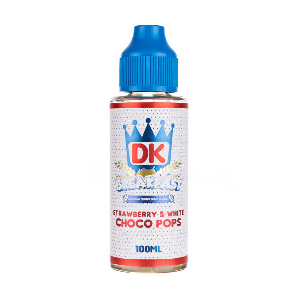 BUY 1 GET 1 FREE | Strawberry & White Choco Pops Shortfill E-Liquid by Donut King BreakfastVAPE INDIA