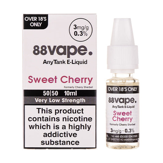 BUY 1 GET 1 FREE | Sweet Cherry 50/50 E-Liquid by 88VapeVAPE INDIA