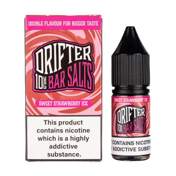 BUY 1 GET 1 FREE | Sweet Strawberry Ice Nic Salt E-Liquid by DrifterVAPE INDIA