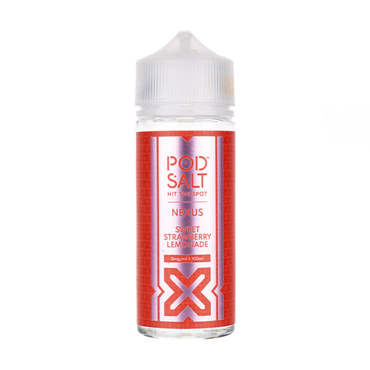 BUY 1 GET 1 FREE | Sweet Strawberry Lemonade 100ml Shortfill E-Liquid by Pod Salt NexusVAPE INDIA