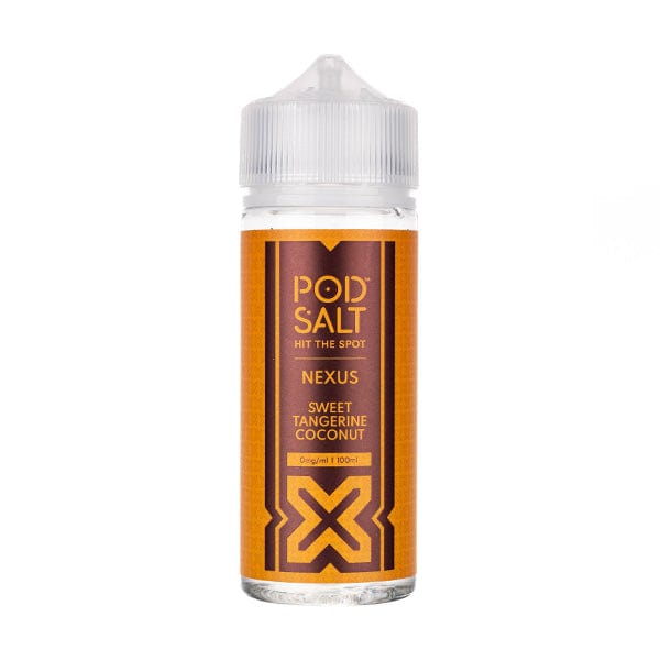 BUY 1 GET 1 FREE | Sweet Tangerine Coconut 100ml Shortfill E-Liquid by Pod Salt NexusVAPE INDIA