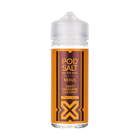 BUY 1 GET 1 FREE | Sweet Tangerine Coconut 100ml Shortfill E-Liquid by Pod Salt NexusVAPE INDIA