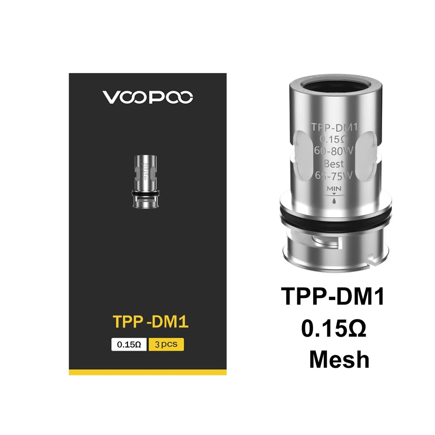 BUY 1 GET 1 FREE | VooPoo TPP Replacement Coils India (Pack of 3) | Vape India