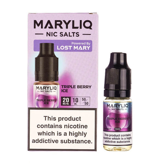 BUY 1 GET 1 FREE | Triple Berry Ice Nic Salt E-Liquid by Lost Mary MaryliqVAPE INDIA