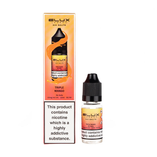 BUY 1 GET 1 FREE | Triple Mango Nic Salt E-Liquid by Elux LegendVAPE INDIA