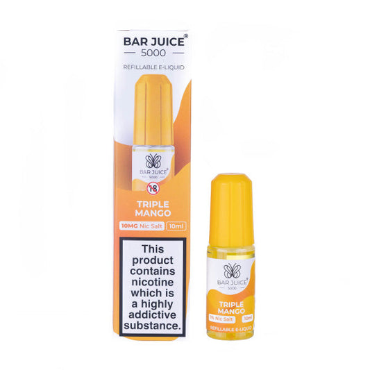 BUY 1 GET 1 FREE | Triple Mango Nic Salt E-Liquid by Bar Juice 5000VAPE INDIA