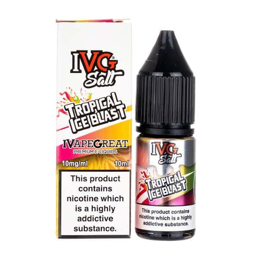 BUY 1 GET 1 FREE | Tropical Ice Blast Nic Salt E-Liquid by IVGVAPE INDIA