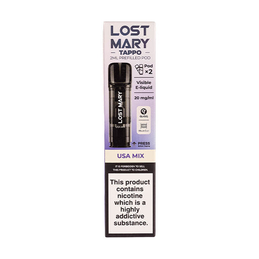 BUY 1 GET 1 FREE | USA Mix Tappo Prefilled Pods by Lost MaryVAPE INDIA