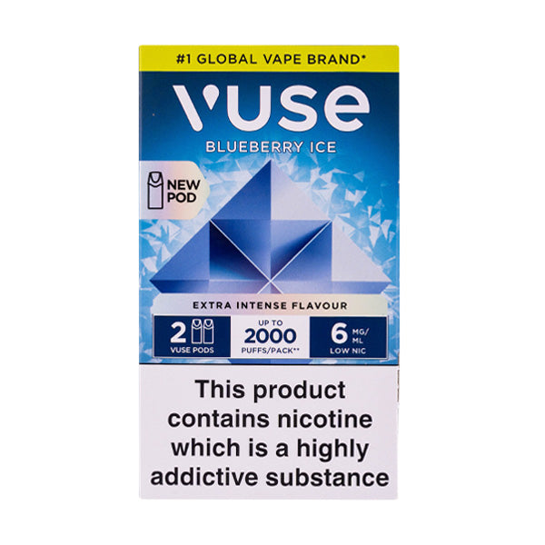 BUY 1 GET 1 FREE | VPro NS Blueberry Ice Vuse Pro Pod Nic Salt RefillsVAPE INDIA