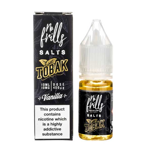 BUY 1 GET 1 FREE | Vanilla Tobacco Nic Salt E-Liquid by No FrillsVAPE INDIA