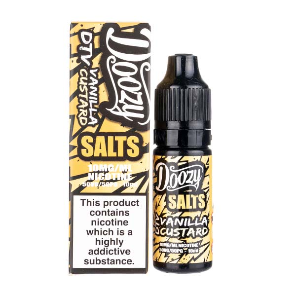 BUY 1 GET 1 FREE | Vanilla Custard Nic Salt E-Liquid by DoozyVAPE INDIA