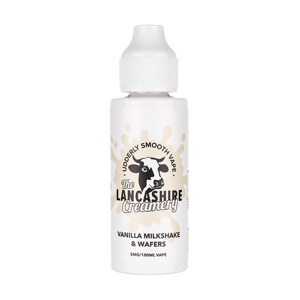 BUY 1 GET 1 FREE | Vanilla Milkshake & Wafers 100ml Shortfill E-Liquid by The Lancashire CreameryVAPE INDIA