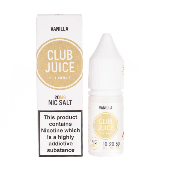 BUY 1 GET 1 FREE | Vanilla Nic Salt E-Liquid by Club JuiceVAPE INDIA