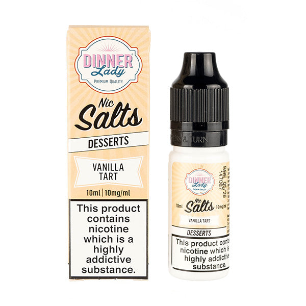 BUY 1 GET 1 FREE | Vanilla Tart Nic Salt E-Liquid by Dinner LadyVAPE INDIA