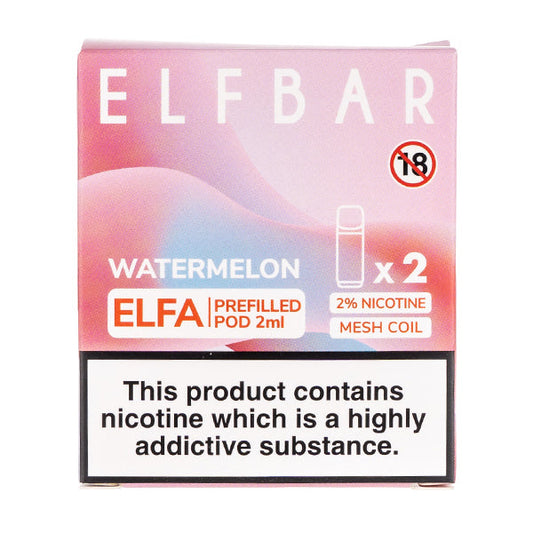 BUY 1 GET 1 FREE | Watermelon Elfa Prefilled Pods by Elf BarVAPE INDIA